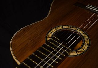 The traditional Spanish guitar